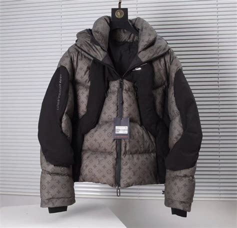 lv print jacket|puffer jacket louis vuitton.